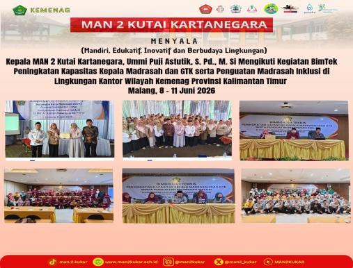 Kepala MAN 2 Kukar Ikuti Bimtek Peningkatan Kapasitas Kepala Madrasah 
